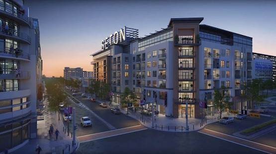 Artist's rendering of the Seton urban district